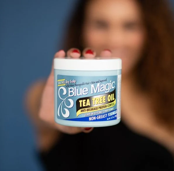 Blue Magic Tea Tree Leave-In Hair Styling Conditioner (390g)