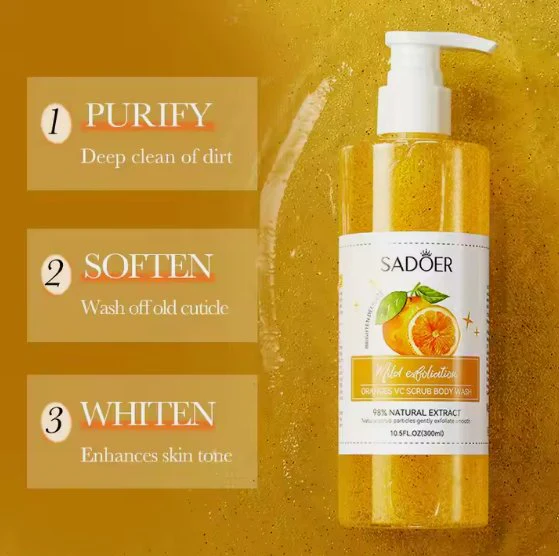 SADOER Moisturizing Body Scrub Wash